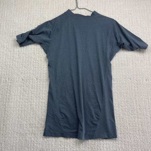 Rip Curl Dawn Patrol Rash Guard Men Sz M Blue Short Sleeve Surf Shirt UPF 50+ - Picture 12 of 12